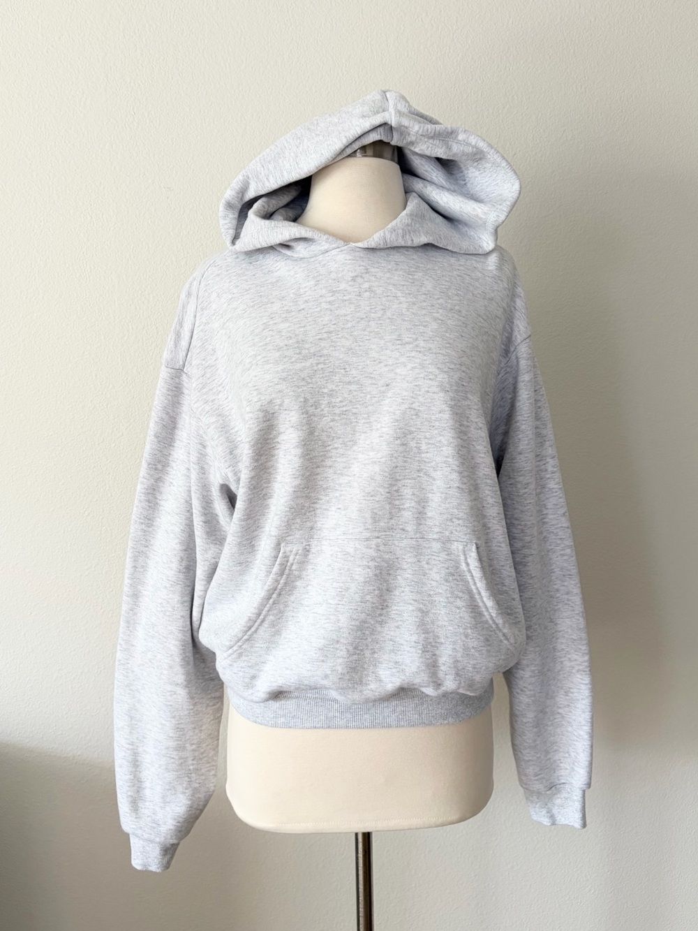 SKIMS Cotton Fleece Classic Hoodie Grey Medium M
